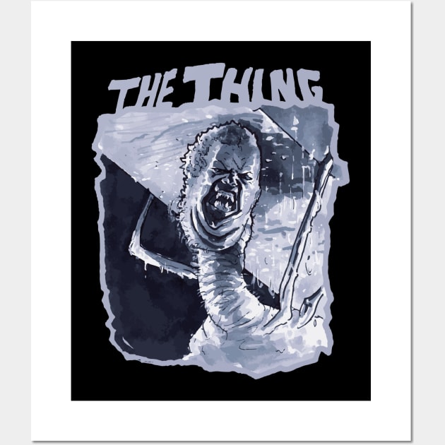 The Thing - Monster Wall Art by TheAnchovyman